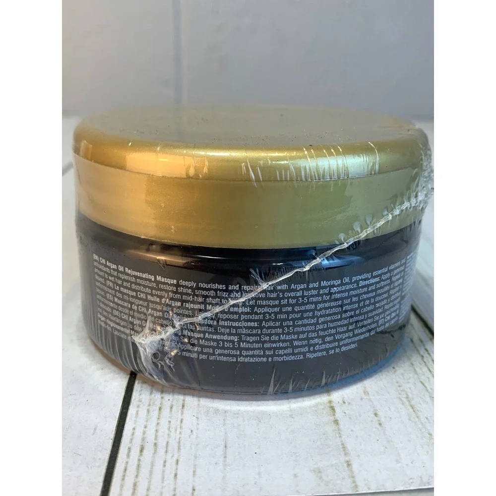 New Unopened CHI Argan Oil Rejuvenating Masque Hair Mask 8 fl oz USA Made